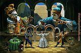 Michael Cheval Art of Diplomacy painting